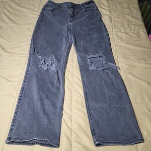 Hollister Ultra High-Rise Dad JeansSize: 8R / Washed black-grey